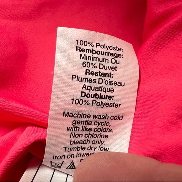 J. CREW FACTORY Puffer Vest Bright Pink Sz XXS - Picture 8 of 9